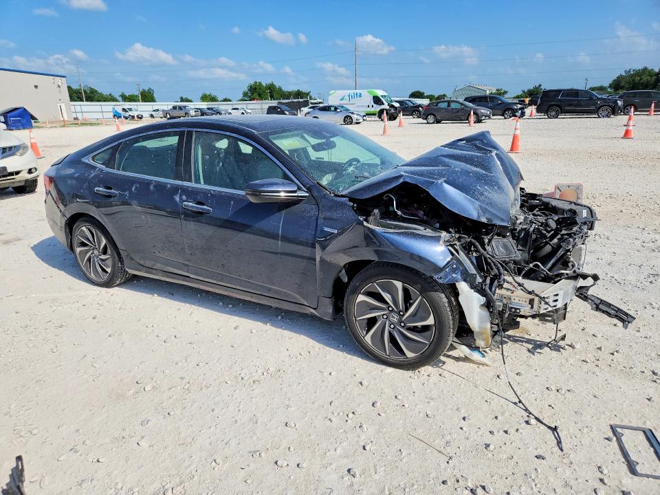 2022 Honda Insight VIN 19XZE4F97NE010383 COPART salvage auction — FRONT END, TX - SALVAGE VEHICLE TITLE (P), sold $1,300 on 2026-07-02 (photo 4)