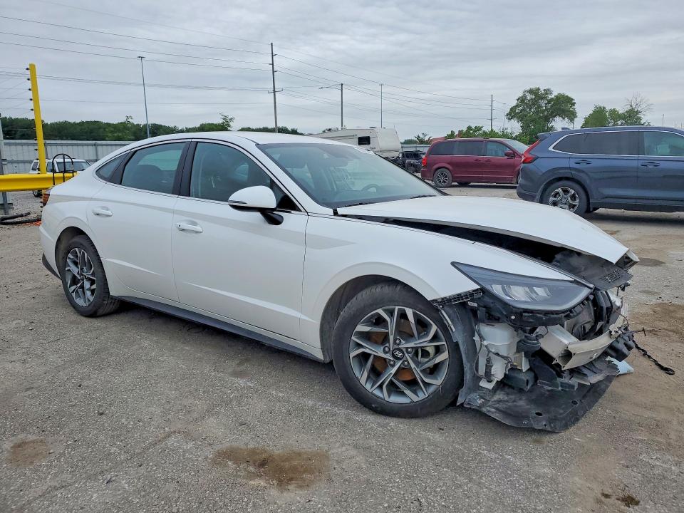 2023 Hyundai Sonata VIN KMHL64JA1PA251619 COPART salvage auction — SIDE, Ia - Cert Of Title-Salvage Title, sold $2,850 on 2026-07-08 (photo 4)