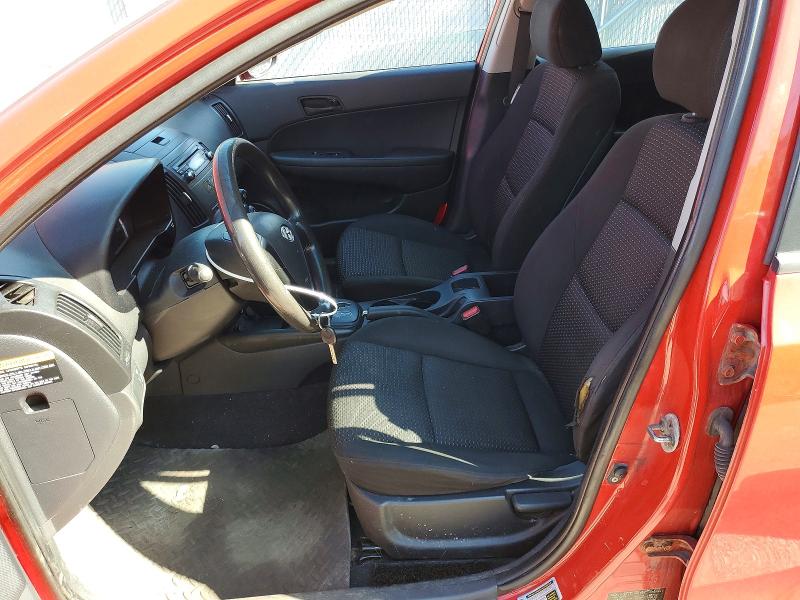 2009 Hyundai Elantra VIN KMHDB85E09U036481 COPART salvage auction — FRONT END, ON - PERMIT NO BRAND - UNFIT, sold $300 on 2026-07-14 (photo 7)