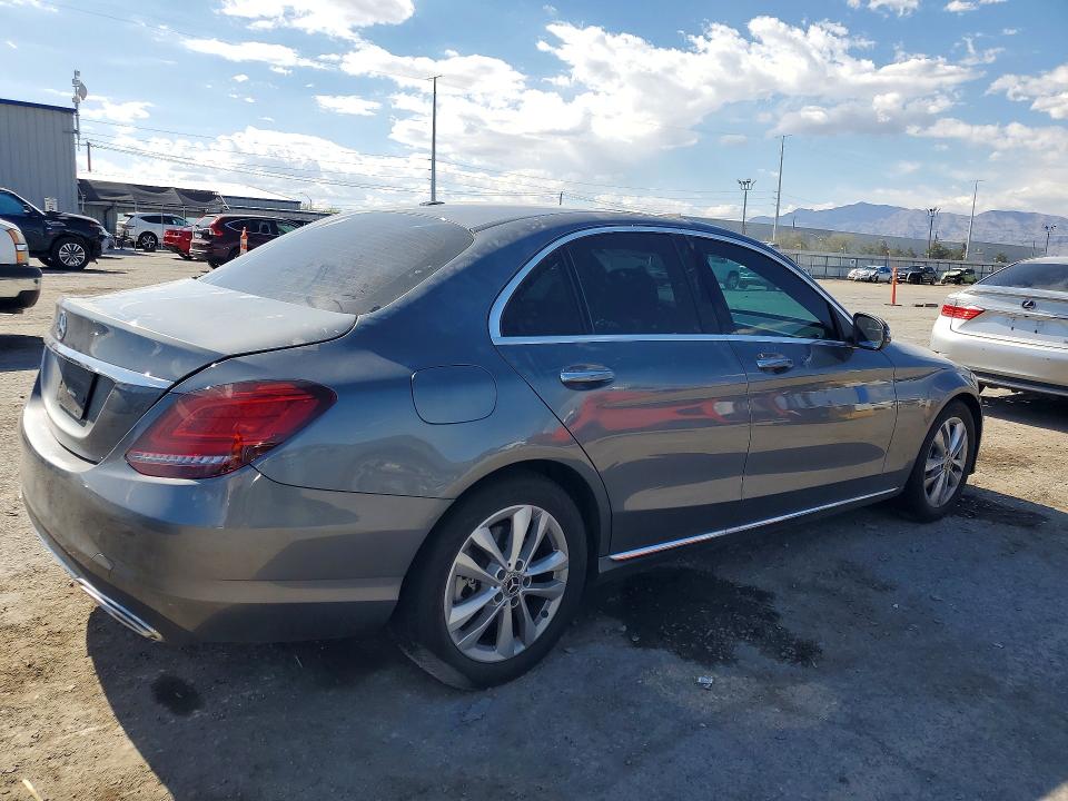 2021 Mercedes-benz C-klasse VIN W1KWF8DB5MR647231 COPART salvage auction — SIDE, Ca - Salvage Certificate, sold $6,700 on 2026-07-16 (photo 3)