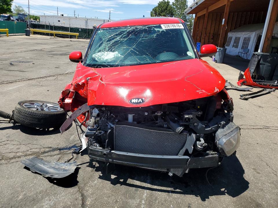2021 Kia Soul VIN KNDJ33AU2M7133385 COPART salvage auction — FRONT END, Co - Salvage Title, sold $1,300 on 2026-07-09 (photo 5)
