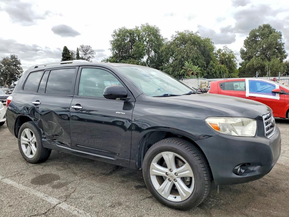 2010 Toyota Highlander VIN 5TDDK3EH2AS013293 COPART salvage auction — SIDE, CA - SALVAGE CERTIFICATE, sold $3,950 on 2026-07-14 (photo 4)