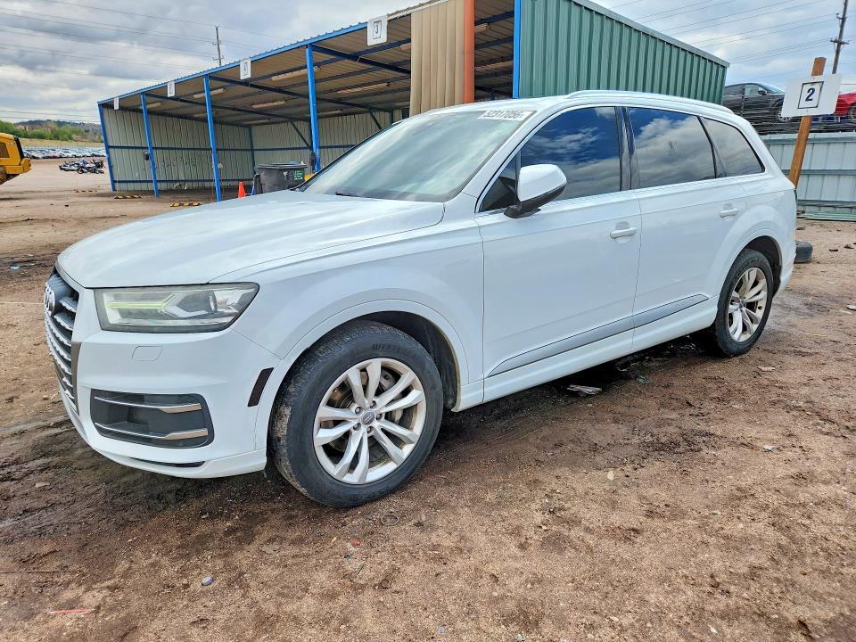 2017 Audi Q7 VIN WA1AAAF77HD008171 COPART salvage auction — REAR END, Co - Dis/Dlr/Exp Only Clean Title, sold $4,300 on 2026-07-20 (photo 1)