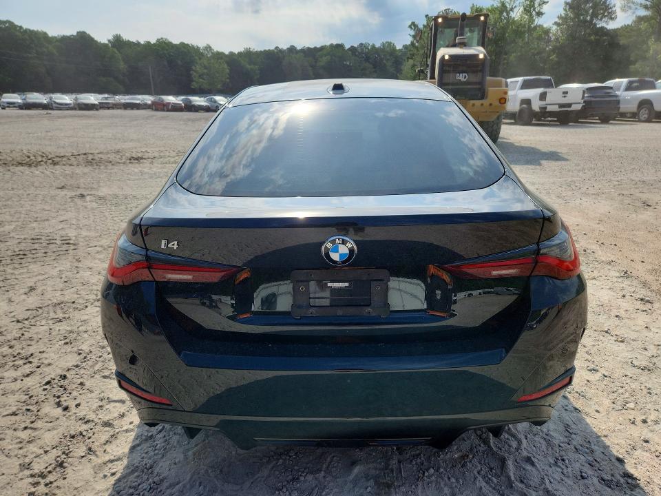 2022 BMW I4 VIN WBY73AW01NFN10167 COPART salvage auction — SIDE, Nc - Salvage Certificate Of Title, sold $17,700 on 2026-07-06 (photo 6)