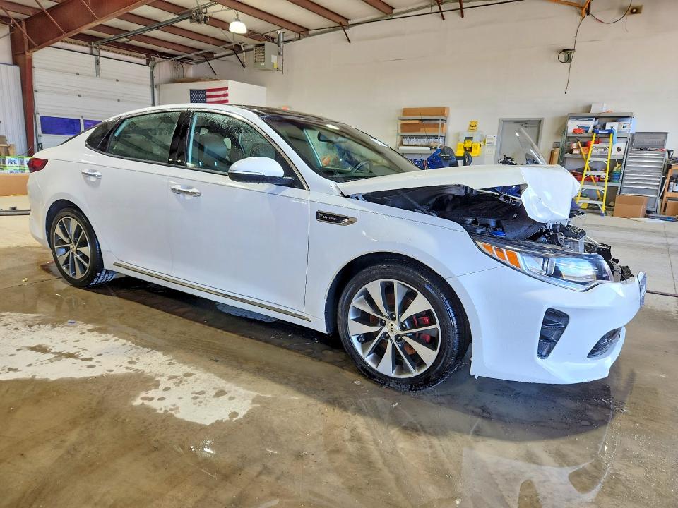 2016 Kia Optima VIN 5XXGV4L22GG046538 COPART salvage auction — FRONT END, Wv - Certificate Of Title, sold $1,450 on 2026-07-14 (photo 4)