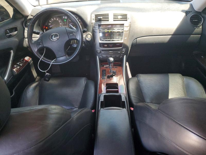 2007 Lexus Is VIN JTHBK262775030633 COPART salvage auction — REAR END, Ca - Salvage Certificate, sold $1,050 on 2026-07-24 (photo 8)