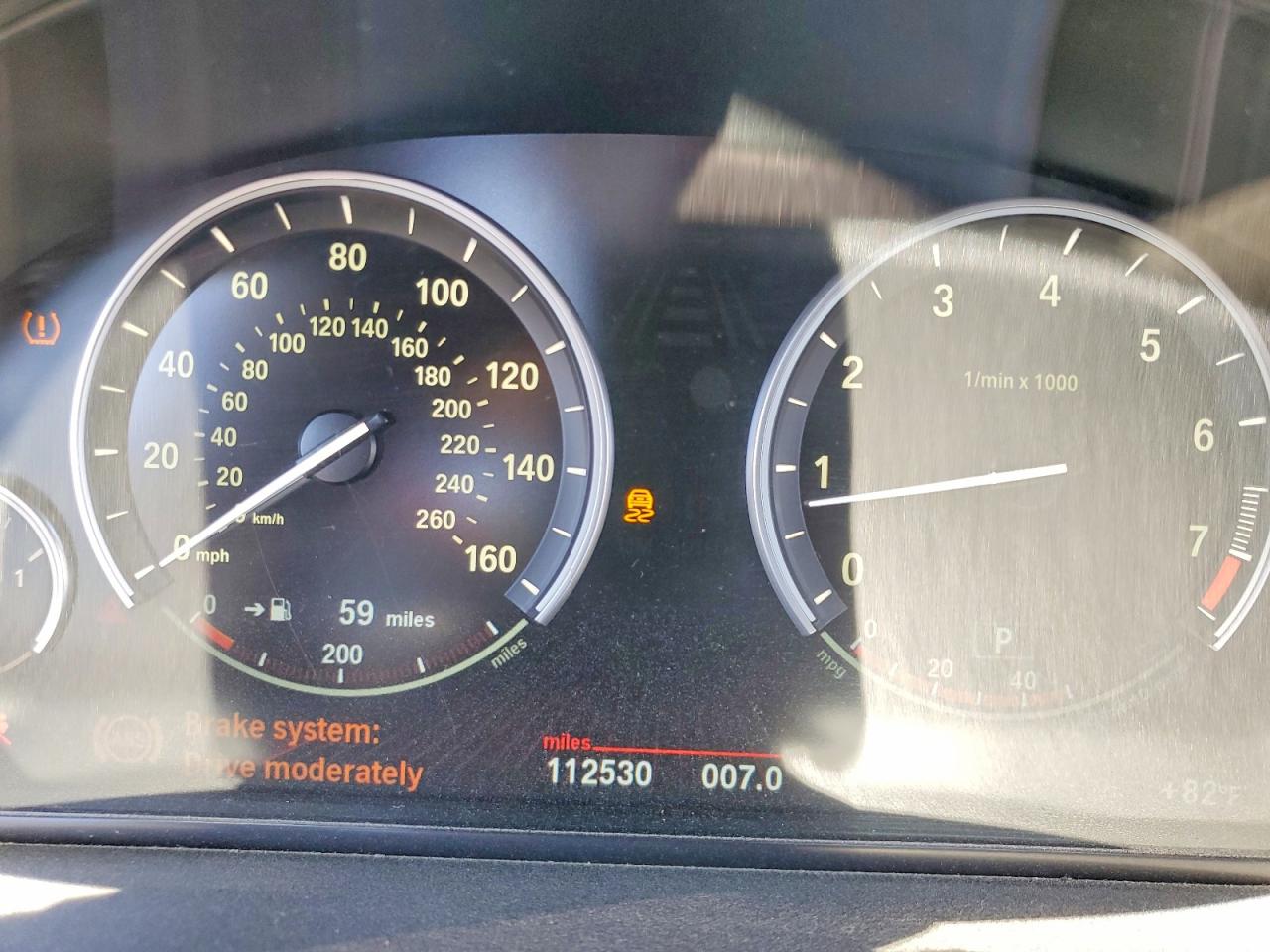 2012 BMW 5 Series VIN WBAFR9C51CDV59305 COPART salvage auction — Front End, FL - DIS/DLR/EXP ONLY CLEAN TITLE, sold $975 on 2026-06-30 (photo 9)