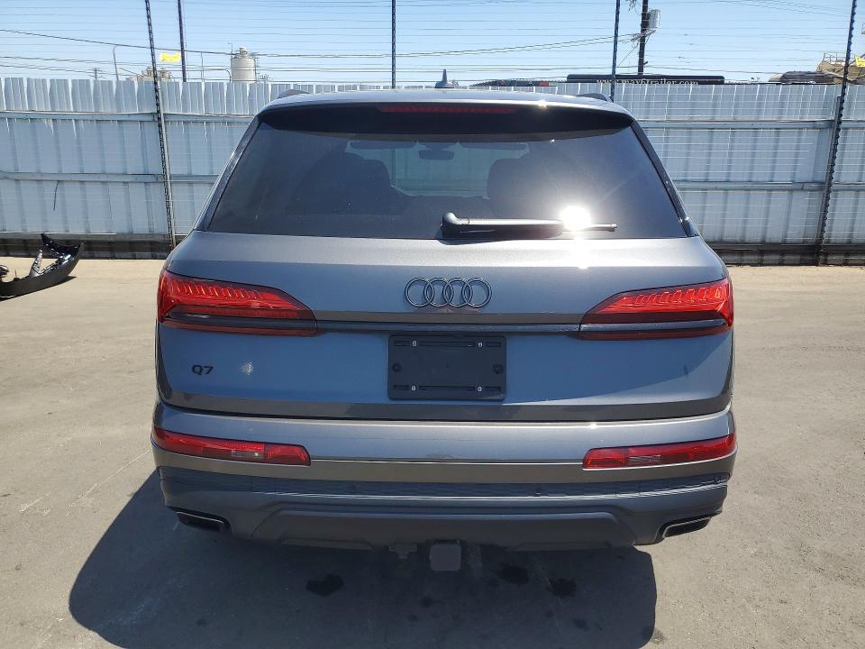 2025 Audi Q7 VIN WA1LVBF78SD005015 COPART salvage auction — Minor Dent/Scratches, TX - SALVAGE VEHICLE TITLE (P), sold $25,250 on 2026-06-24 (photo 6)