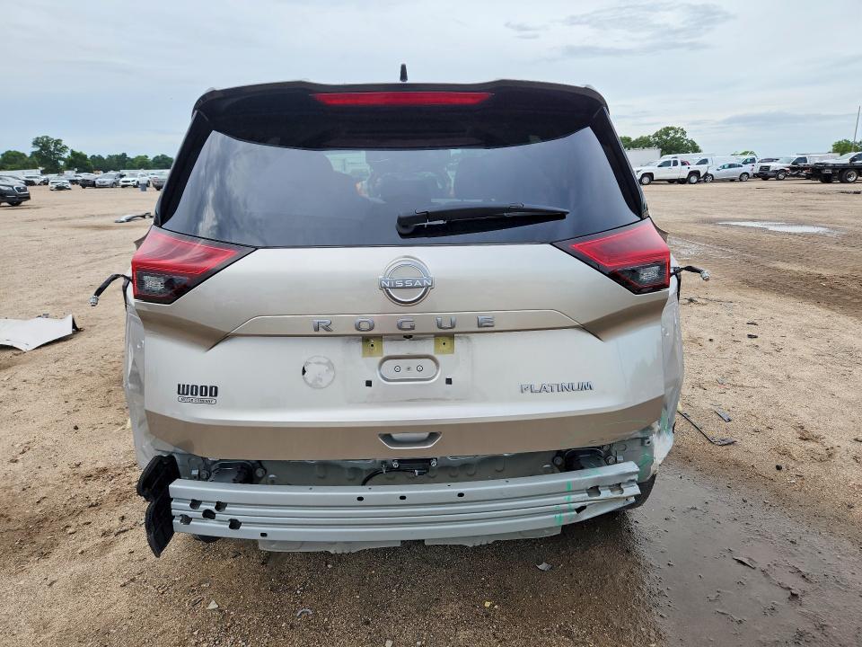 2025 Nissan Rogue VIN JN8BT3DC7SW100574 COPART salvage auction — FRONT END, Mo - Salvage Certificate Of Title, sold $275 on 2026-07-30 (photo 6)