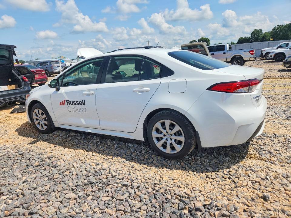 2022 Toyota Corolla VIN JTDEPMAE7N3017743 COPART salvage auction — HAIL, Mo - Salvage Certificate Of Title, sold $7,900 on 2026-07-27 (photo 2)
