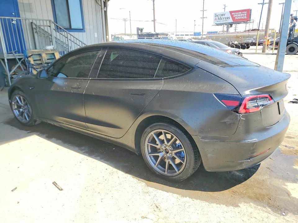 2023 Tesla Model 3 VIN 5YJ3E1EA8PF447449 COPART salvage auction — REAR END, Ca - Salvage Certificate, sold $5,200 on 2026-07-13 (photo 2)