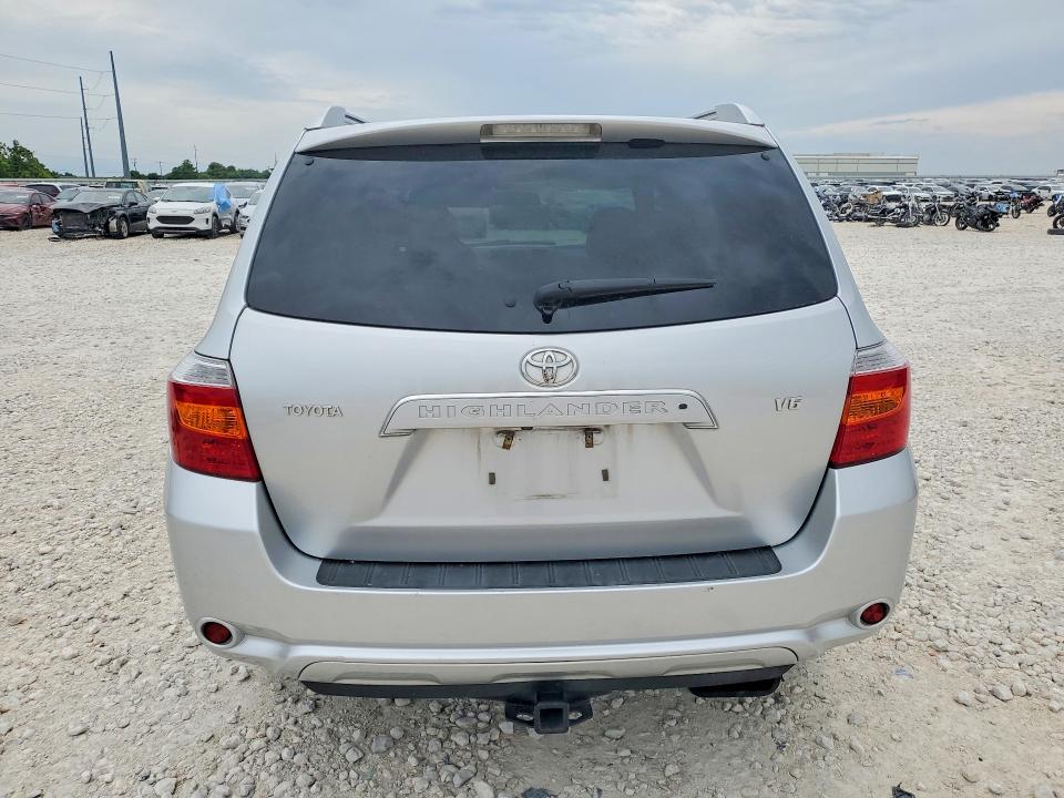 2008 Toyota Highlander VIN JTEDS42A382020960 COPART salvage auction — FRONT END, Tx - Salvage Vehicle Title, sold $2,550 on 2026-07-16 (photo 6)