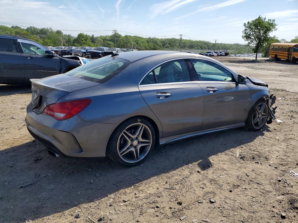 2014 Mercedes-benz Cla-klasse VIN WDDSJ4EB5EN122618 COPART salvage auction — FRONT END, MD - CERT OF SALVAGE > 75% DAMAGE, sold $400 on 2026-07-30 (photo 3)
