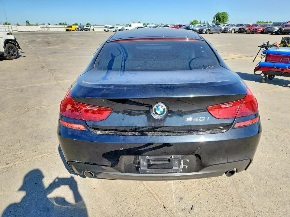 2013 BMW 6er VIN WBA6A0C57DDZ03711 COPART salvage auction — FRONT END, Ca - Salvage Certificate, sold $2,850 on 2026-08-17 (photo 6)