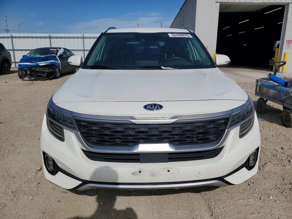 2021 Kia Seltos VIN KNDETCA23M7115252 COPART salvage auction — HAIL, Ia - Cert Of Title-Salvage Title, sold $3,250 on 2026-07-22 (photo 5)
