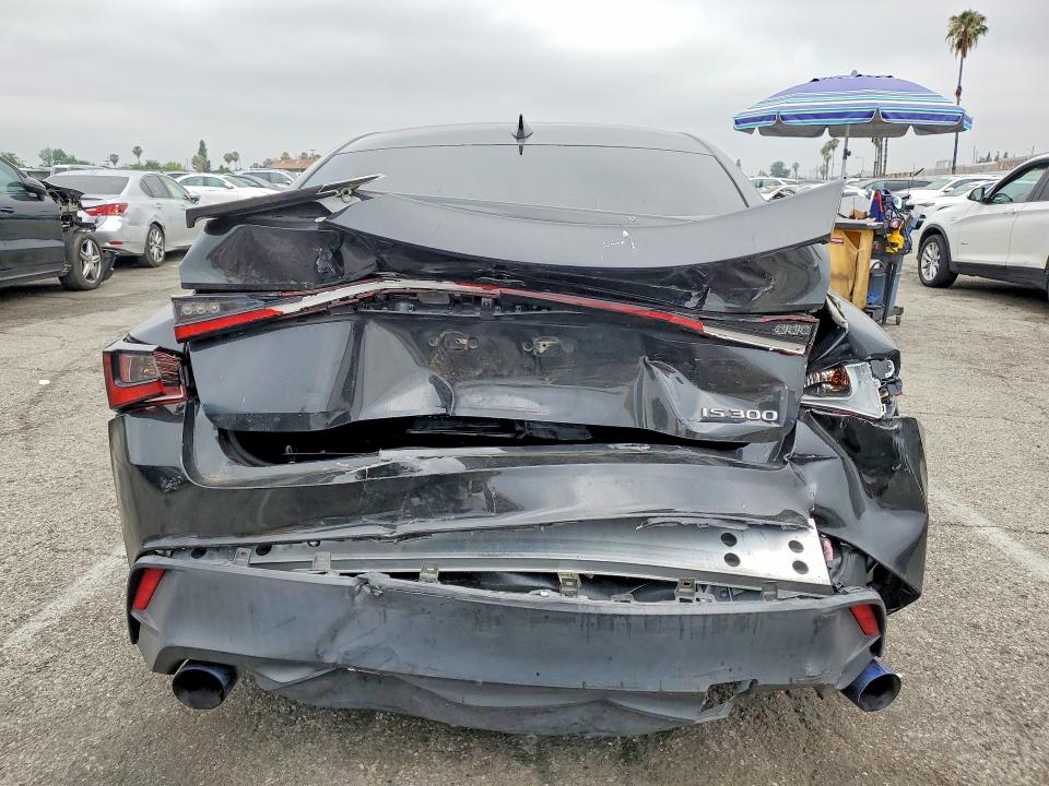 2021 Lexus Is VIN JTHAA1D20M5115160 COPART salvage auction — REAR END, Ca - Salvage Certificate, sold $8,600 on 2026-07-24 (photo 6)