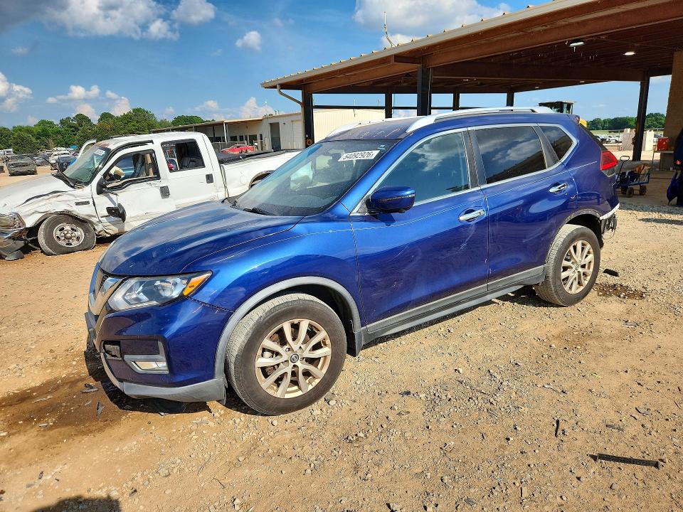 2017 Nissan VIN KNMAT2MT8HP595551 COPART salvage auction — REAR END, Tx - Salvage Vehicle Title, sold $2,050 on 2026-07-08 (photo 1)