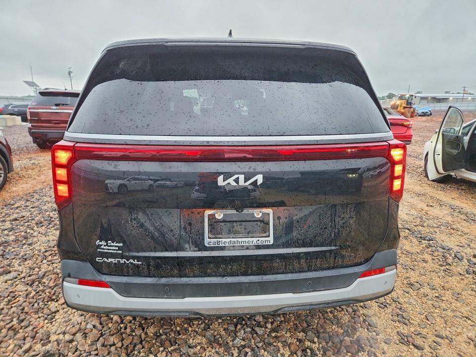 2025 Kia Carnival VIN KNDNB5K36S6543910 COPART salvage auction — FRONT END, Mo - Salvage Certificate Of Title, sold $11,800 on 2026-07-27 (photo 6)
