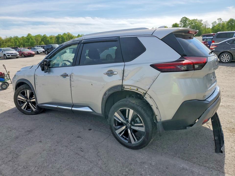 2021 Nissan Rogue VIN JN8AT3CB5MW242588 COPART salvage auction — ROLLOVER, Pa - Certificate Of Salvage, sold $1,650 on 2026-07-16 (photo 2)