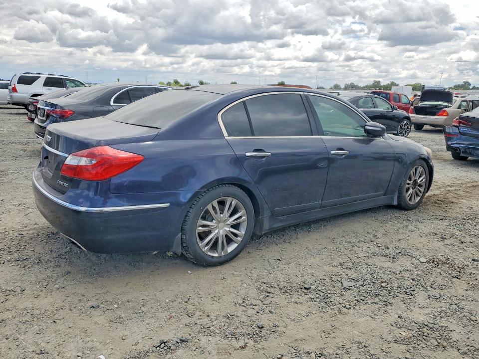 2012 Hyundai VIN KMHGC4DD5CU201492 COPART salvage auction — SIDE, Ca - Salvage Certificate, sold $250 on 2026-07-16 (photo 3)