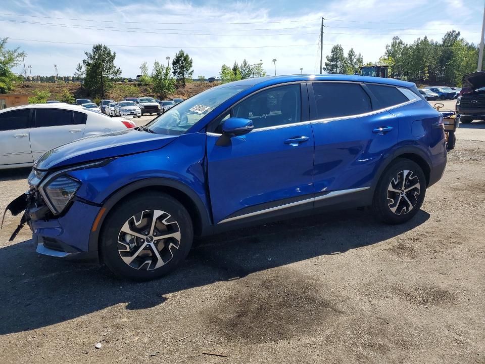 2025 Kia Sportage VIN 5XYK33DFXSG272729 COPART salvage auction — FRONT END, Sc - Cert Of Title-Salvage, sold $8,100 on 2026-07-10 (photo 1)