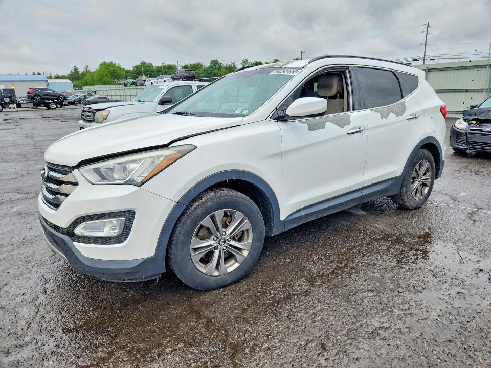 2013 Hyundai Santa fe VIN 5XYZUDLB2DG113898 COPART salvage auction — FRONT END, Pa - Certificate Of Salvage, sold $1,800 on 2026-07-02 (photo 1)