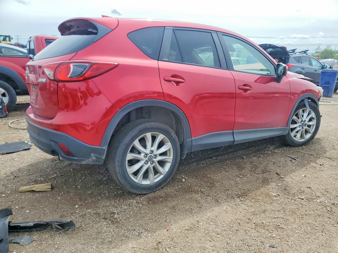 2015 Mazda CX-5 VIN JM3KE4DY6F0467554 COPART salvage auction — Front End, IL - SALVAGE CERTIFICATE, sold $925 on 2026-06-25 (photo 3)