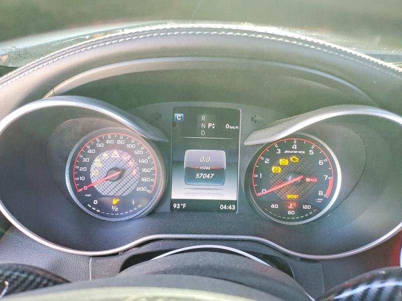 2017 Mercedes-benz C-klasse VIN WDDWK8HB9HF480529 COPART salvage auction — FRONT END, Ca - Salvage Certificate, sold $8,200 on 2026-07-02 (photo 9)