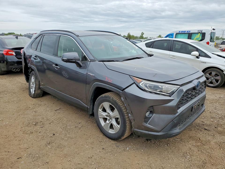 2019 Toyota VIN JTMRWRFV4KD014282 COPART salvage auction — REAR END, Il - Salvage Certificate, sold $10,400 on 2026-07-07 (photo 4)
