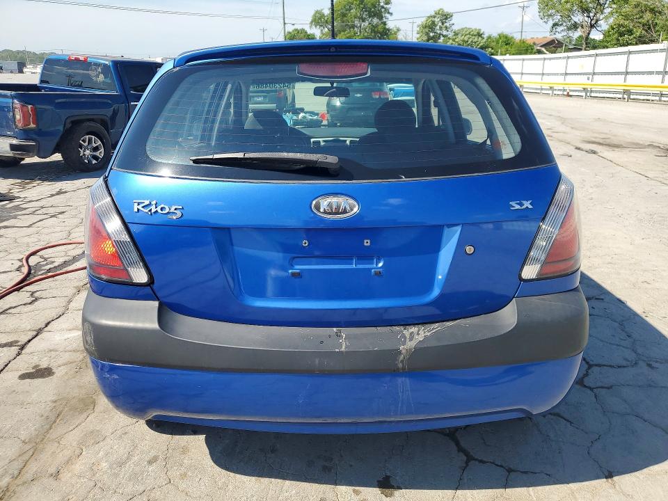 2009 Kia Rio VIN KNADE243X96567200 COPART salvage auction — FRONT END, Tn - Salvage Certificate, sold $575 on 2026-07-13 (photo 6)
