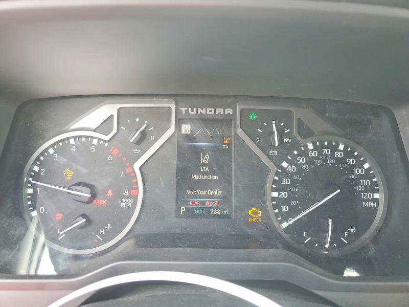 2026 Toyota Tundra VIN 5TFLA5DB7TX379349 COPART salvage auction — FRONT END, Ca - Salvage Certificate, sold $22,500 on 2026-07-07 (photo 9)