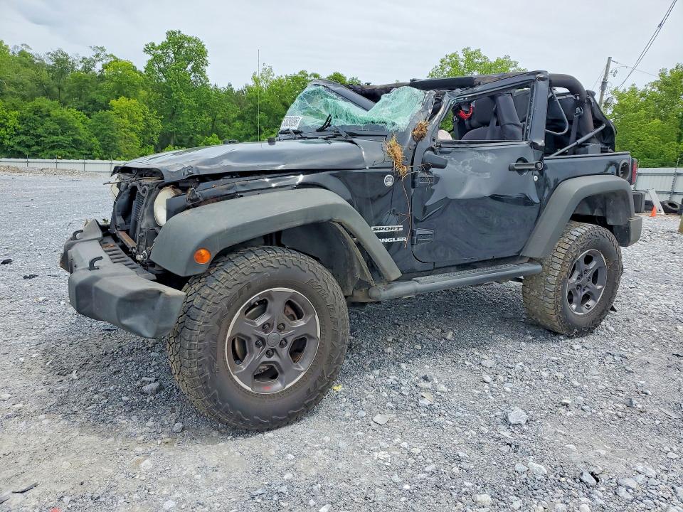 2013 Jeep Wrangler / VIN 1C4AJWAG1DL666126 COPART salvage auction — ROLLOVER, Ga - Cert Of Title-Salvage, sold $3,100 on 2026-07-09 (photo 1)