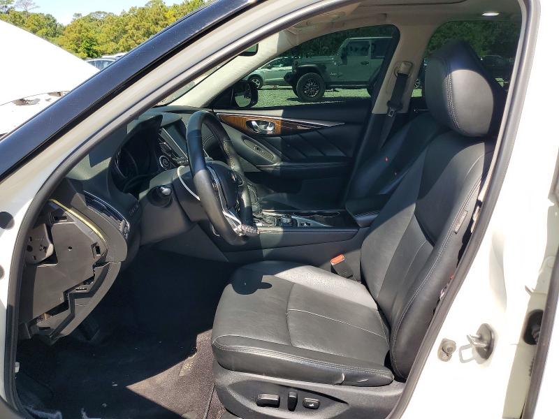 2018 Infiniti Q50 VIN JN1EV7AP5JM363256 COPART salvage auction — SIDE, TX - CERTIFICATE OF TITLE, sold $3,800 on 2026-07-17 (photo 7)
