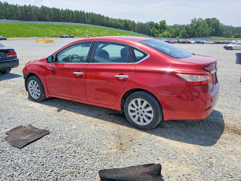 2014 Nissan Sentra VIN 3N1AB7AP2EL646754 COPART salvage auction — FRONT END, NC - SALVAGE CERTIFICATE OF TITLE, sold $750 on 2026-07-02 (photo 2)