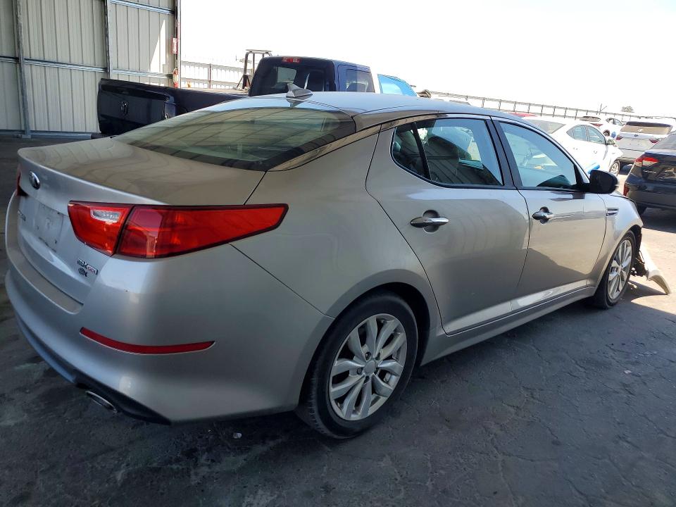 2014 Kia Optima VIN 5XXGN4A74EG320219 COPART salvage auction — FRONT END, Ca - Salvage Certificate, sold $1,100 on 2026-07-16 (photo 3)