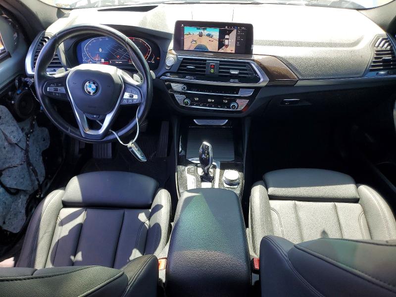 2021 BMW X4 VIN 5UX2V1C08M9H49000 COPART salvage auction — SIDE, CA - SALVAGE CERTIFICATE, sold $13,700 on 2026-07-24 (photo 8)