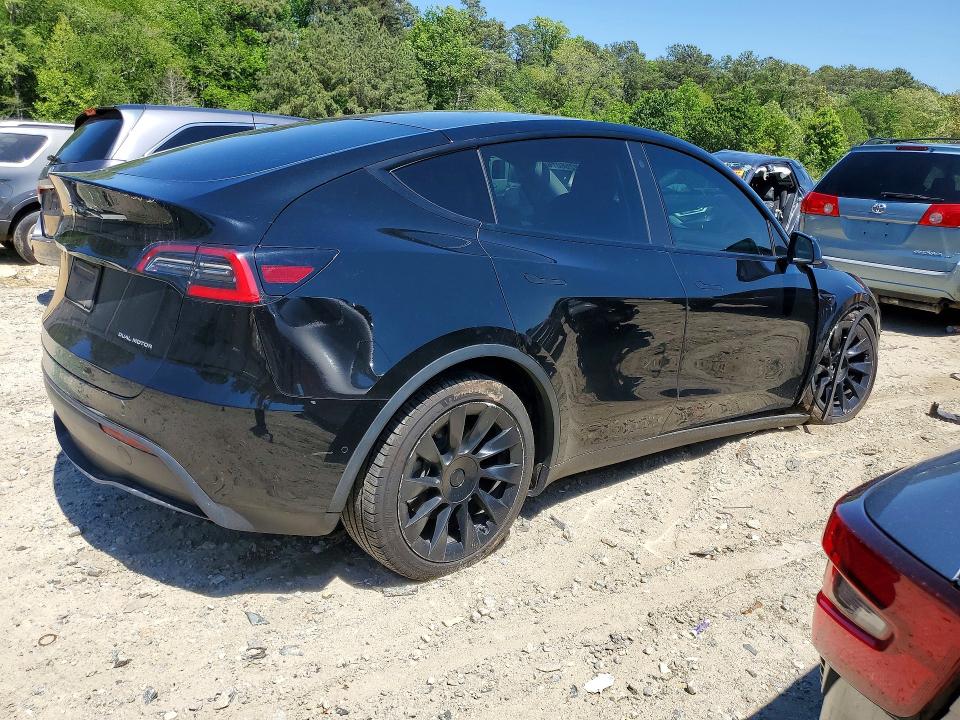 2021 Tesla Model y VIN 5YJYGDEE6MF084293 COPART salvage auction — FRONT END, MD - CERT OF SALVAGE > 75% DAMAGE, sold $7,500 on 2026-07-14 (photo 3)