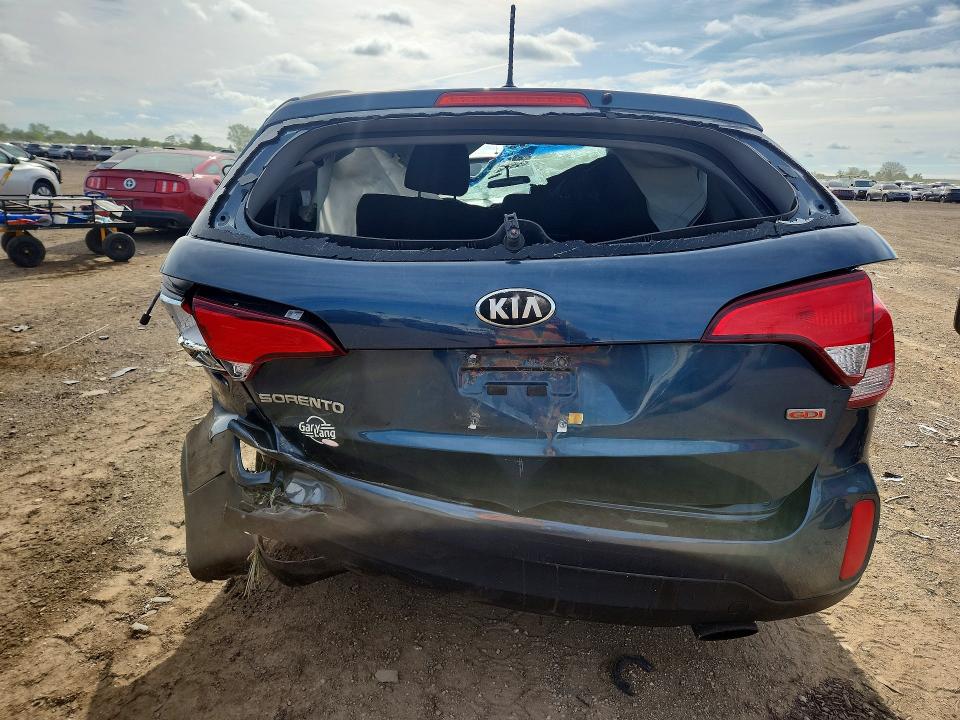 2014 Kia Sorento VIN 5XYKT3A69EG446220 COPART salvage auction — ALL OVER, IL - SALVAGE CERTIFICATE, sold $600 on 2026-07-02 (photo 6)