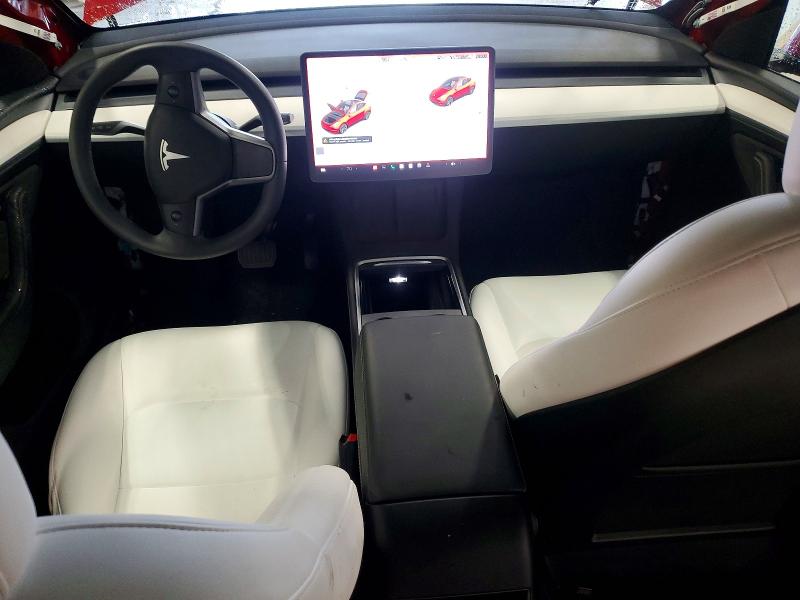 2025 Tesla VIN 7SAYGDED7SA347895 COPART salvage auction — REAR END, NC - SALVAGE CERTIFICATE OF TITLE, sold $6,900 on 2026-07-23 (photo 8)