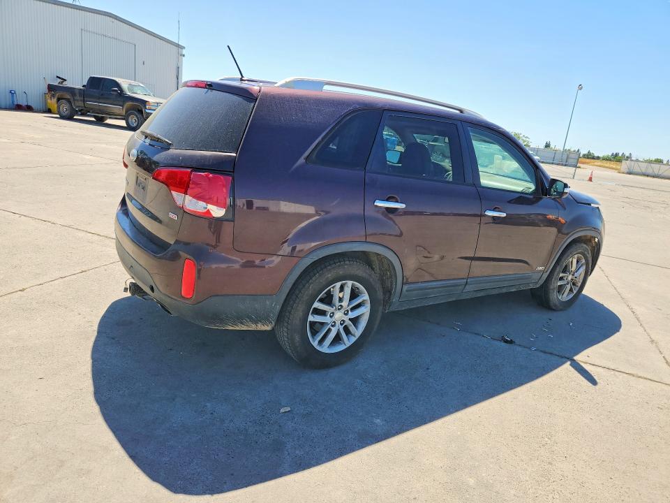2014 Kia VIN 5XYKTCA68EG465759 COPART salvage auction — FRONT END, Ca - Salvage Certificate, sold $875 on 2026-07-13 (photo 3)