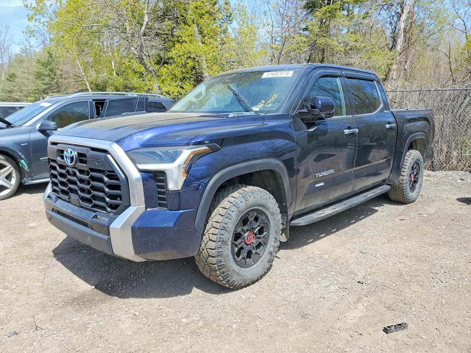 2022 Toyota Tundra VIN 5TFJC5DB5NX006198 COPART salvage auction — VANDALISM, On - Permit No Brand - Unfit, sold $250 on 2026-07-07 (photo 1)