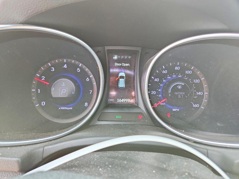 2016 Hyundai Santa fe VIN 5XYZWDLA5GG309629 COPART salvage auction — FRONT END, Il - Salvage Certificate, sold $1,500 on 2026-07-28 (photo 9)