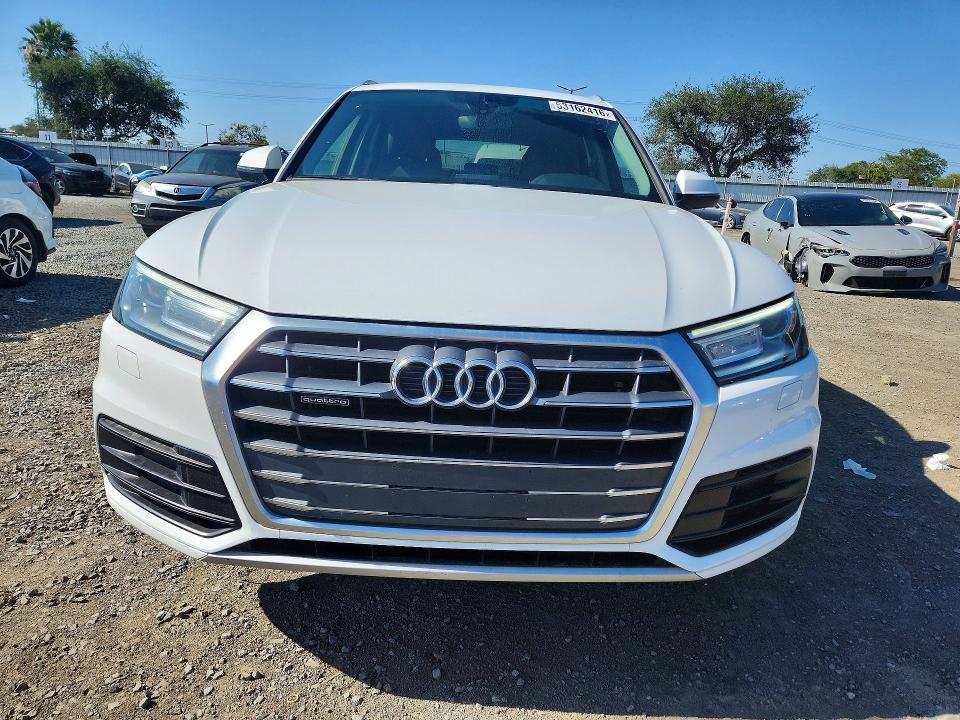 2018 Audi Q5 VIN WA1ANAFY5J2135550 COPART salvage auction — FRONT END, Fl - Dis/Dlr/Exp Only Clean Title, sold $5,100 on 2026-07-07 (photo 5)