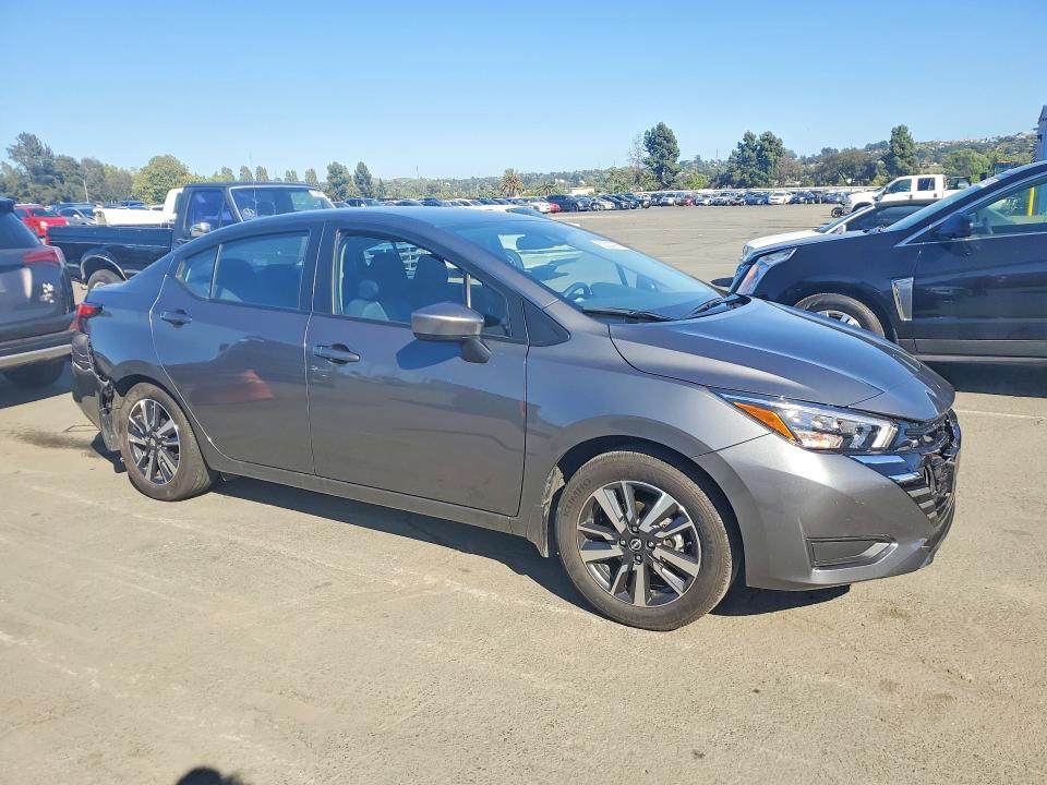 2025 Nissan Versa VIN 3N1CN8EV4SL848537 COPART salvage auction — REAR END, CA - SALVAGE CERTIFICATE, sold $2,900 on 2026-07-02 (photo 4)