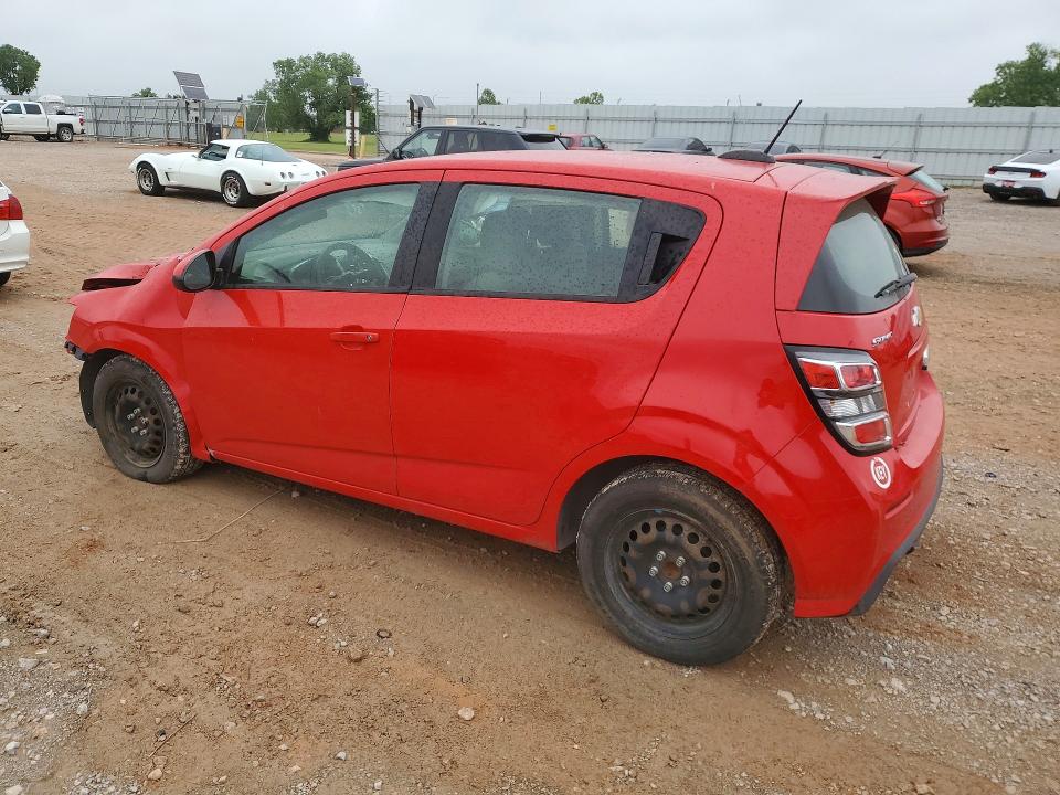 2018 Chevrolet Sonic VIN 1G1JG6SH0J4116453 COPART salvage auction — Front End, OK - CERT OF TITLE-REPOSSESSION, sold $375 on 2026-07-09 (photo 2)