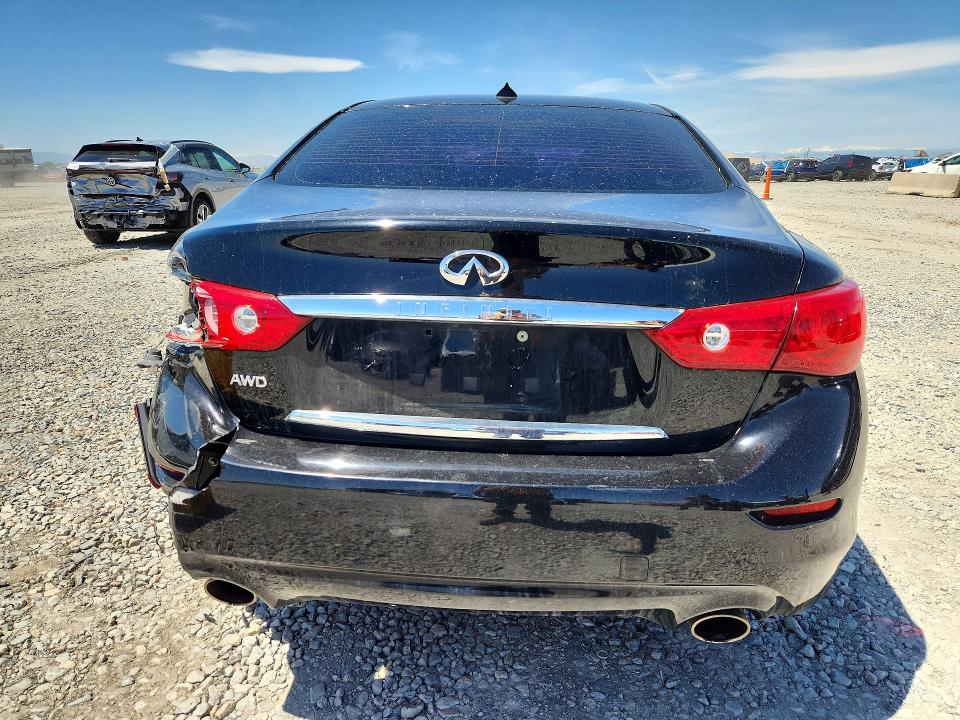 2014 Infiniti Q50 VIN JN1BV7AR7EM702688 COPART salvage auction — FRONT END, Co - Public - Salvage Title, sold $1,300 on 2026-07-07 (photo 6)
