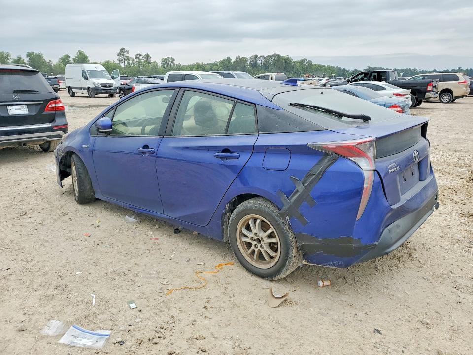 2016 Toyota Prius VIN JTDKBRFUXG3528736 COPART salvage auction — FRONT END, Tx - Certificate Of Title (P), sold $1,500 on 2026-07-08 (photo 2)