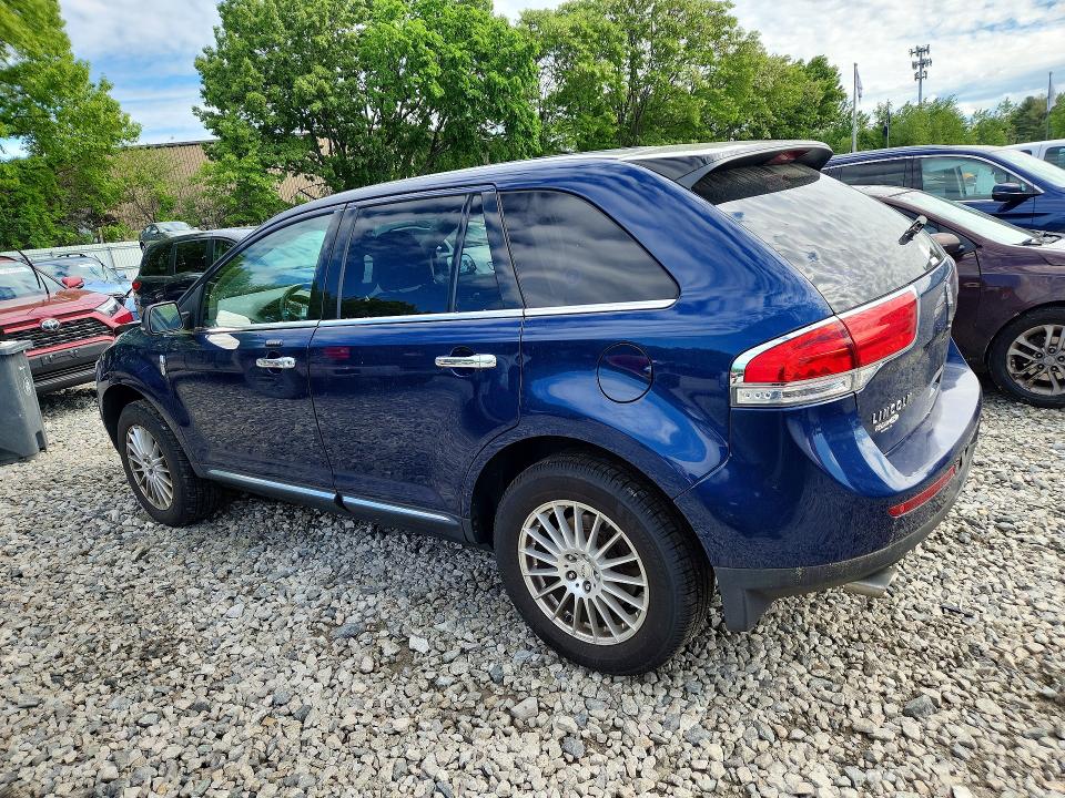 2012 Lincoln Mkx VIN 2LMDJ8JK9CBL07747 COPART salvage auction — FRONT END, Ma - Cert Of Title-Reconstrctd Coll, sold $400 on 2026-07-02 (photo 2)