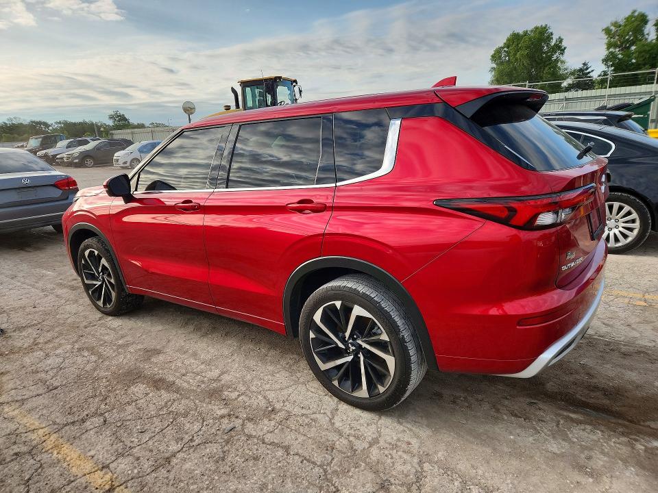 2022 Mitsubishi Outlander VIN JA4J3VA86NZ060472 COPART salvage auction — HAIL, Ks - Cert Of Title-Salvage, sold $8,600 on 2026-07-22 (photo 2)