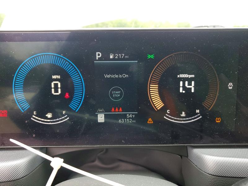 2024 Hyundai VIN KMHL64JA4RA377072 COPART salvage auction — SIDE, Oh - Cert Of Title-Salvage, sold $8,200 on 2026-07-23 (photo 9)